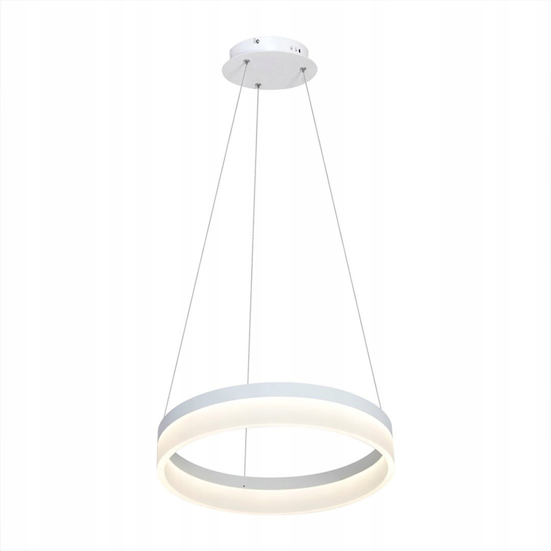Závesná lampa okrúhla Milagro Ring Biela 24W Led Neutrálna 4000K IP20