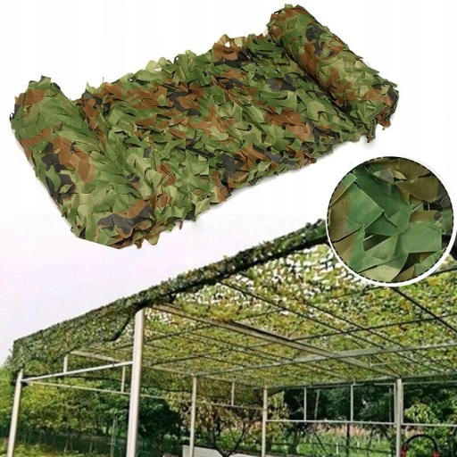 

Siatka maskująca wojskowa ogrodowa 1.5x10m