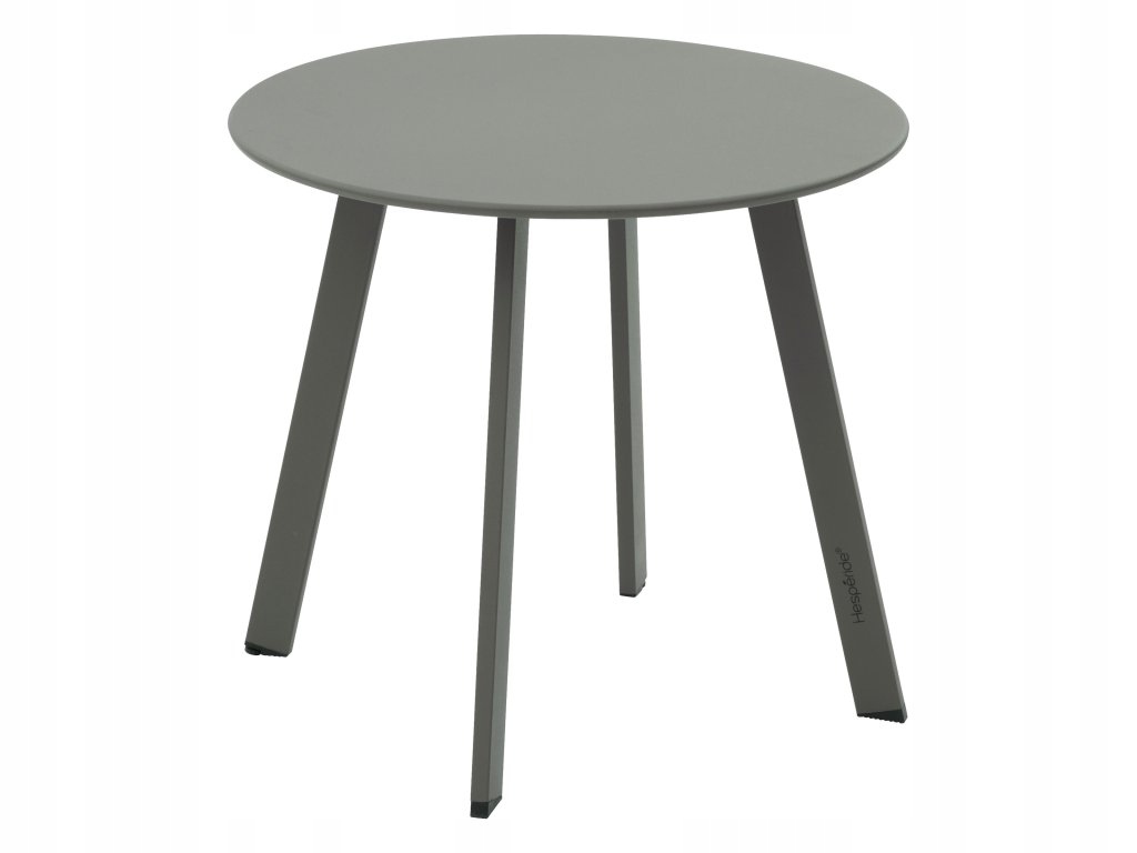 Kovový záhradný stolík Saona, Ø 70 cm, zelený