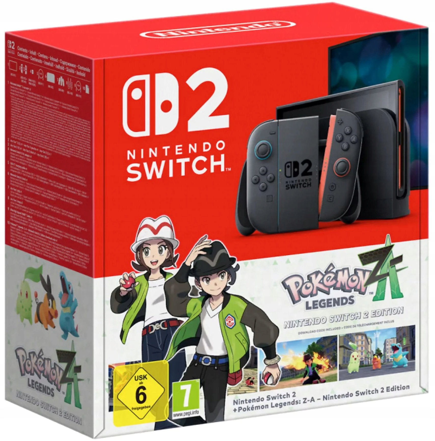 Konsola NINTENDO Switch 2 Black + Pokémon Legends: Z-A (do