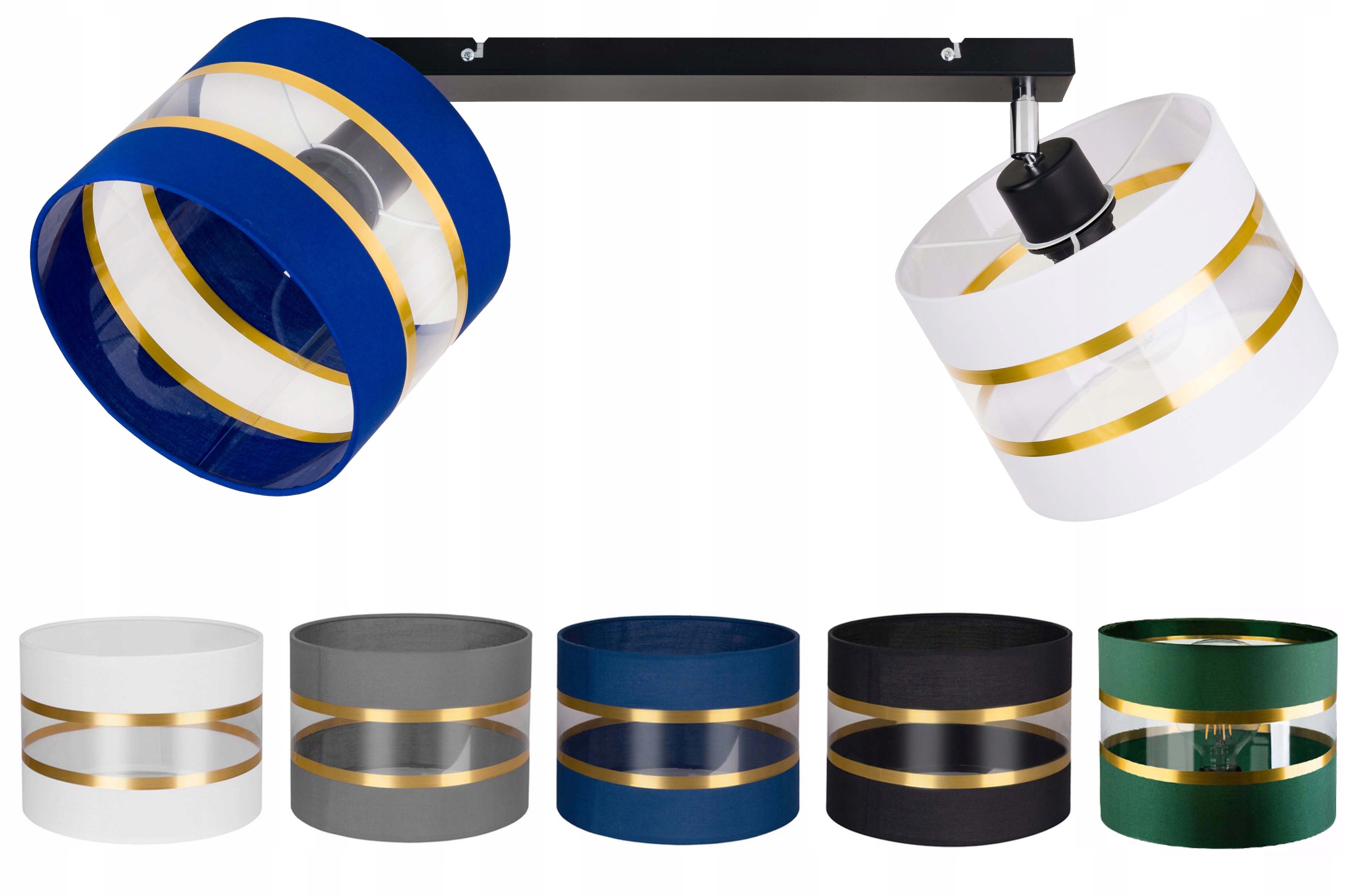 Lampa stropní svítidlo pohyblivý stropní lustr Abażur 20 cm