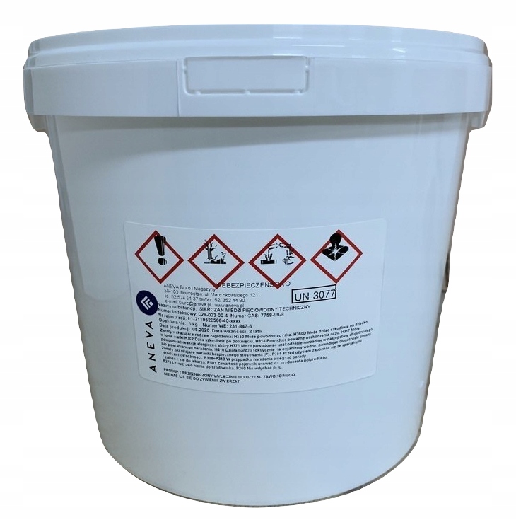 

Siarczan Miedzi 5H2O wiadro 5kg produkt Pl