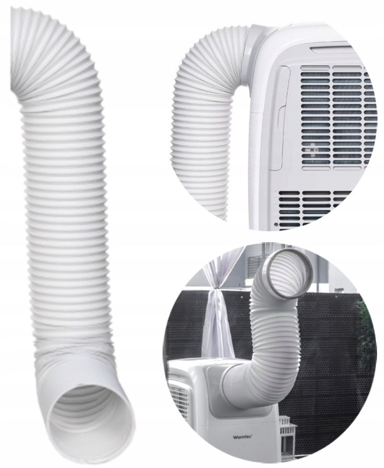 Rura do klimatyzatora przenośnego 13cm/5 m Warmtec