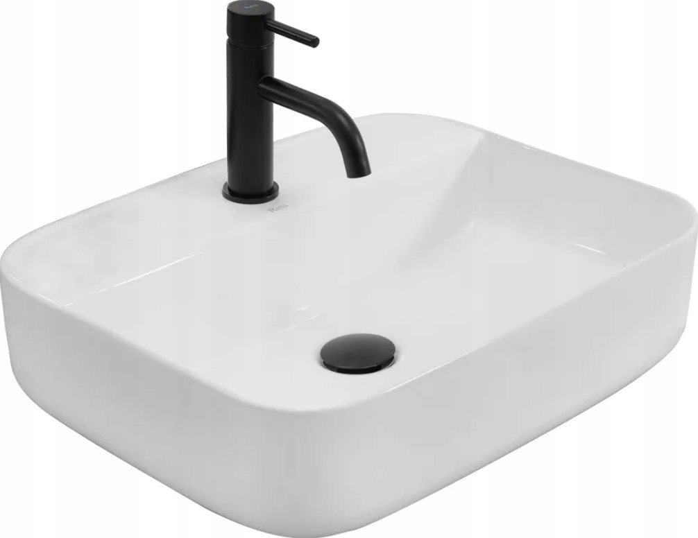 Keramická umyvadlová deska Rea Martina bílá, skládací