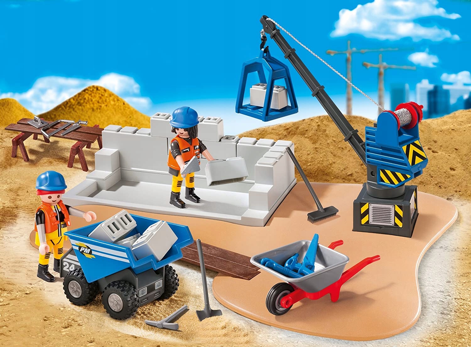 Klocki Playmobil 6144 Plac Budowy