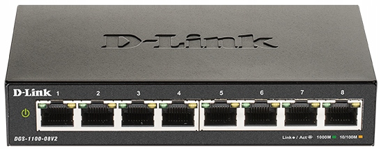 

Switch 8 port D-Link DGS-1100-08 Gigabitowy Metal