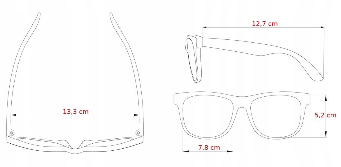 ARCTICA CYCLING Okulary S-315B PRZECIWSŁONECZNE ROWEROWE DUŻE SZKŁO Model S-315B *Warior*