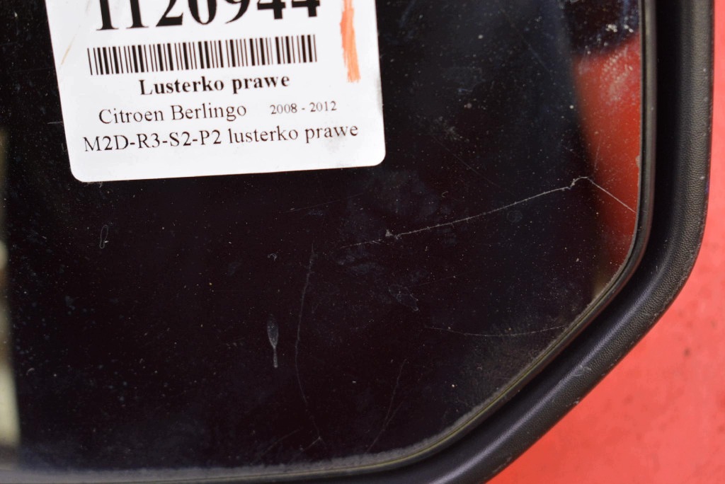 mirror right BIALE EU CITROEN BERLINGO 2 II 08-12 4+3 PIN