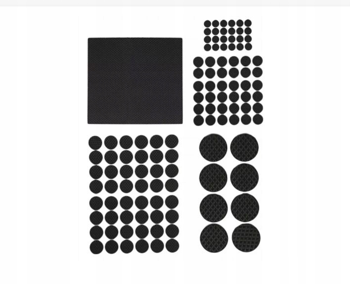 ZESTAW PODKŁADEK POD MEBLE 125 ELEM. - PPM001