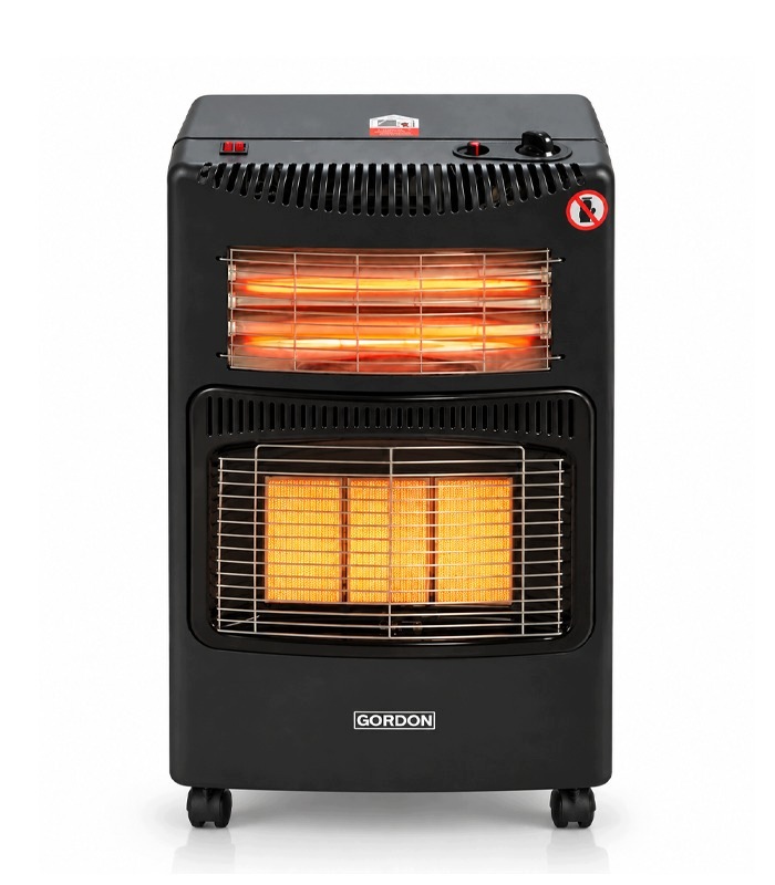 Plynová Kamna Na Lahve Radiátor Kamna Plyn Lpg Zapalování Skládací Výkon 4,2 kW