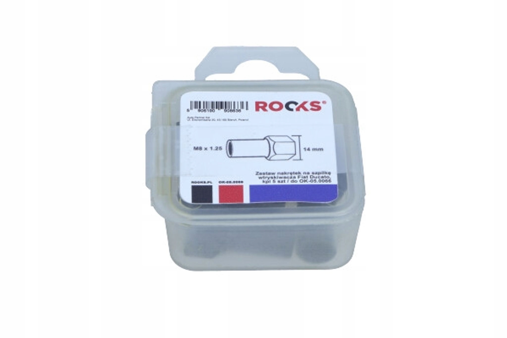 ZESTAW NAKRĘTEK NA SZPILKĘ WTRYSKIWACZA