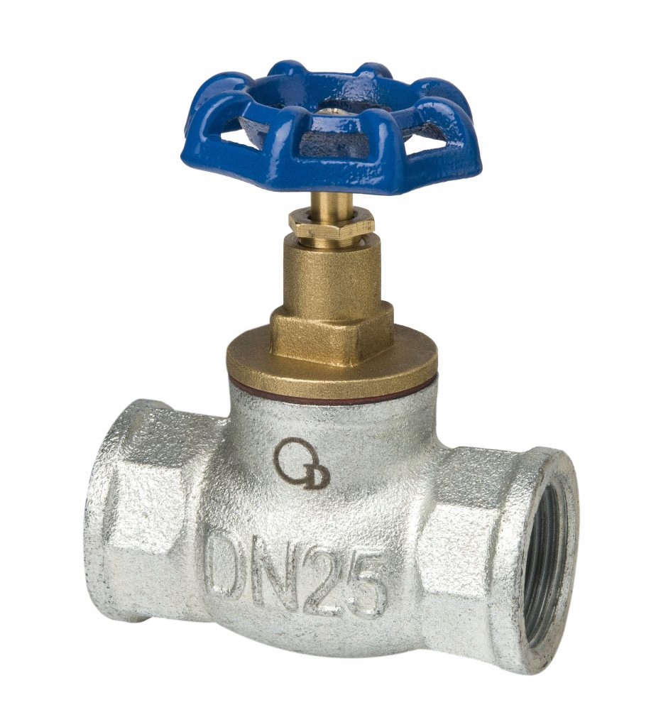 

Zawór zaporowy grzybkowy przelotowy ocynk 3/4