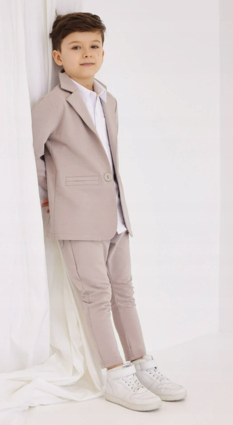 ALL FOR KIDS ELEGANCKA MARYNARKA CHŁOPIEC r152/158 Materiał dominujący bawełna