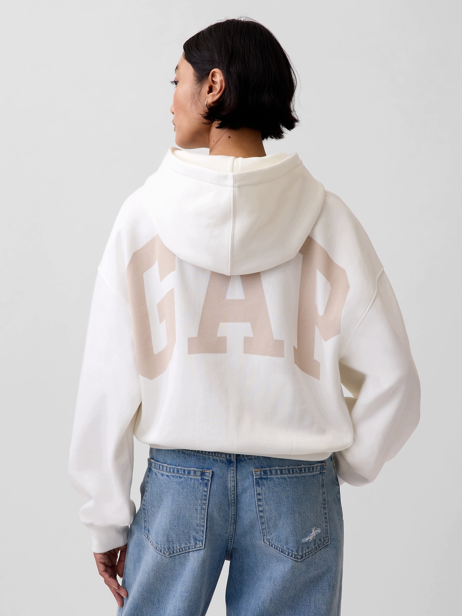 Gap Oversize crop mikina s logem VintageSoft