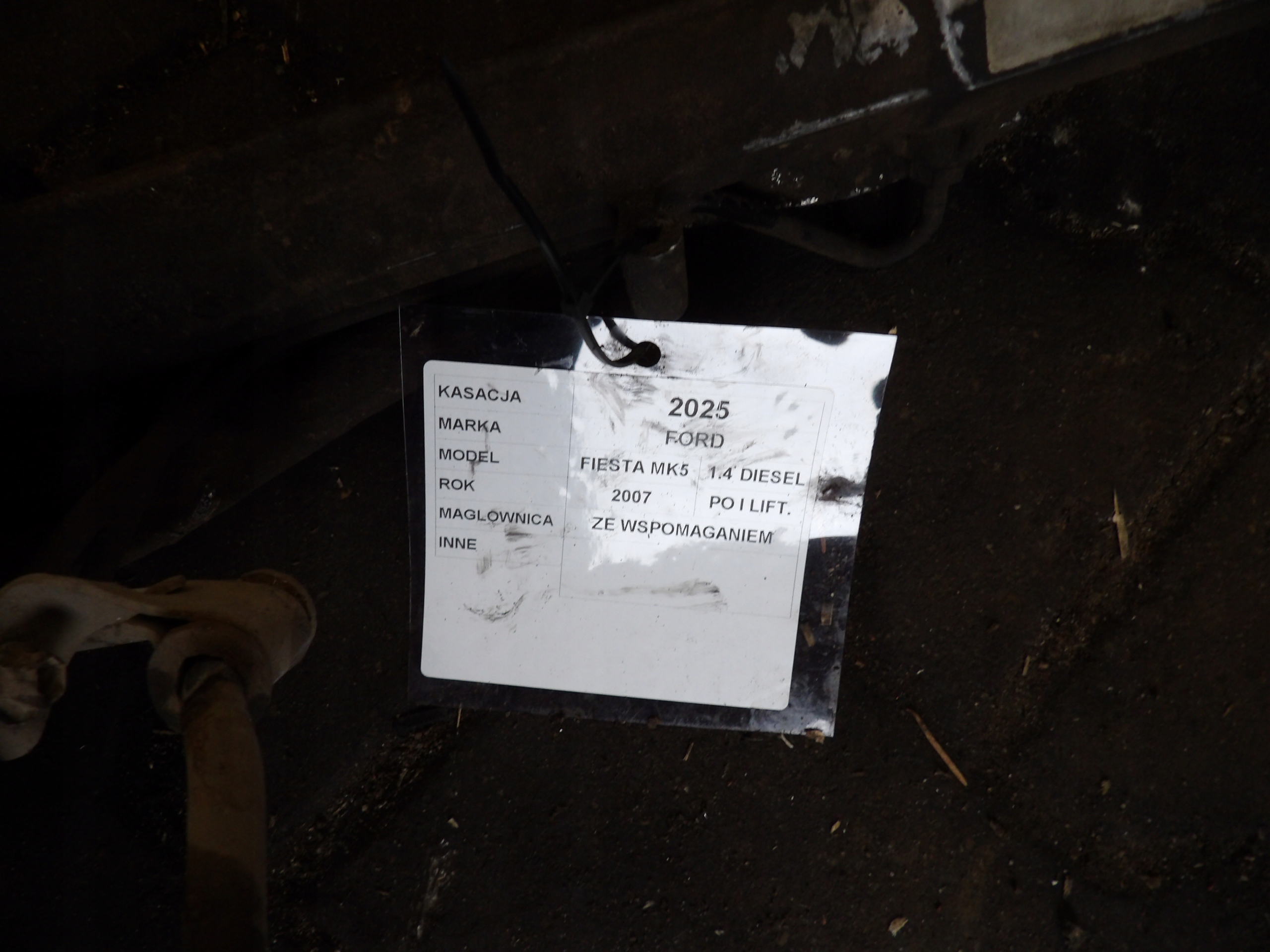 Ford Fiesta MK5 control control 1,4D