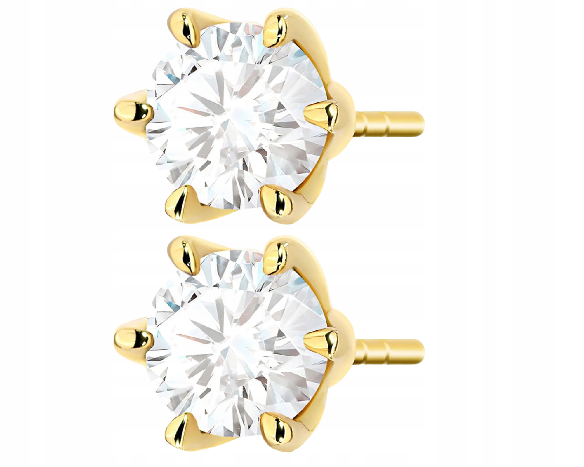 Zlato Náušnice Laboratoriálské Diamanty 1,40 KArátu Puzeta Dárek Certifikát