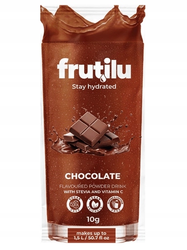 Levně 25 x Frutilu Čokoláda Čokoládový nápoj v prášku do vody a mléka 10 g