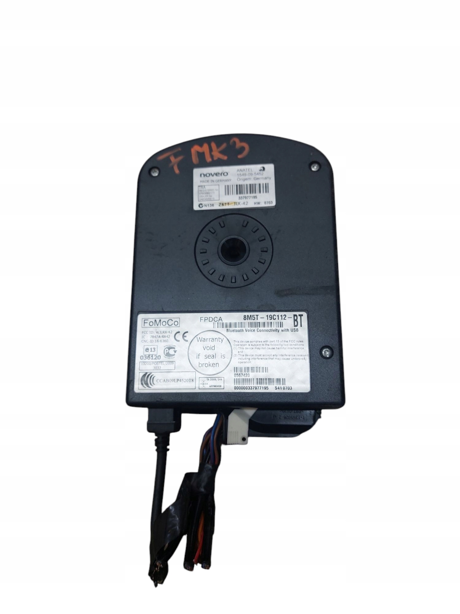 module control unit BLUETOOTH FORD S-MAX FOCUS MK3 8M5T-19C112-BT