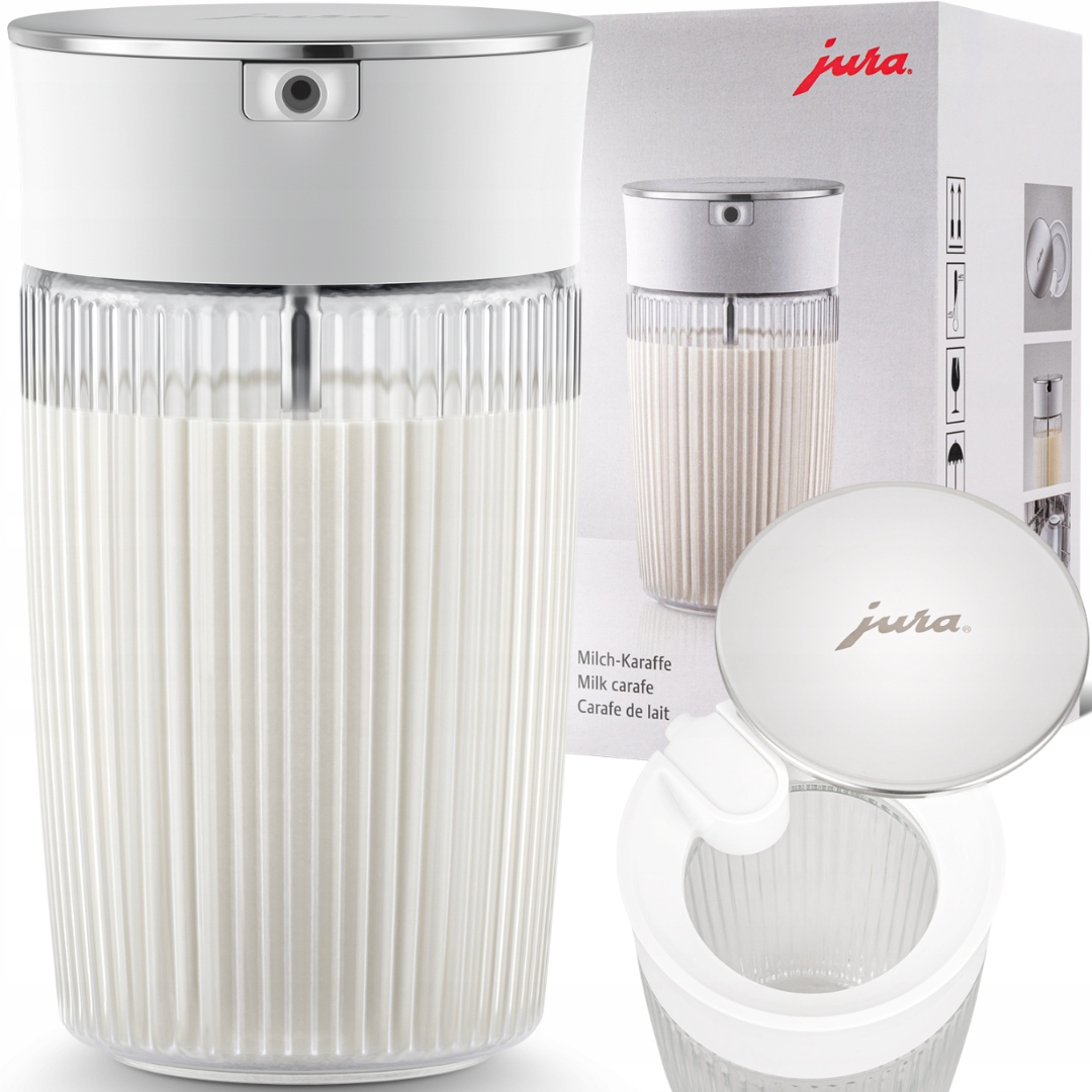 Karafka Na Mleko Szklana Pojemnik Zbiornik Do Mleka Jura 0,5L