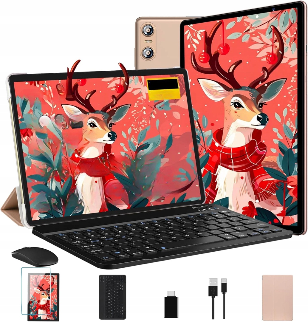 Tablet Dotykowy Android 10 Cali Biegedy B22 22/64 Gb Zestaw Akcesoria