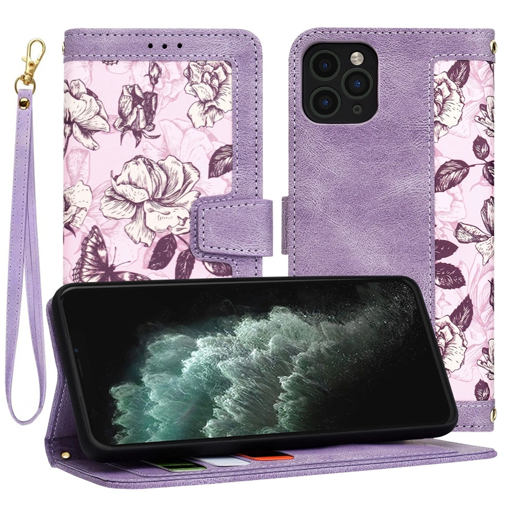 Etui Techsuit FlipCraft na iPhone 11 Pro Max – tajemniczy fiolet