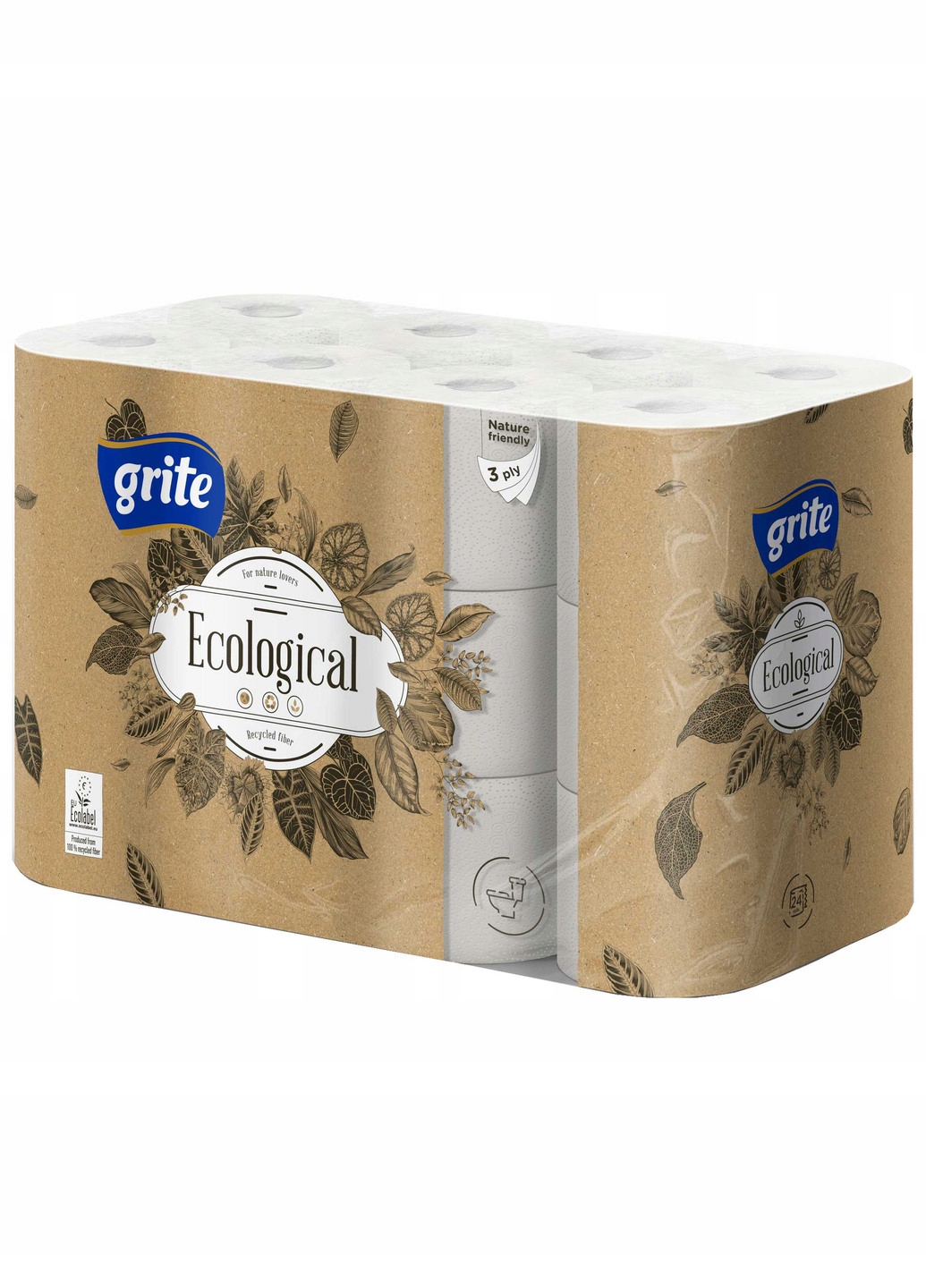 

Papier Toaloaletowy Grite 3W Ecological 24 rolki