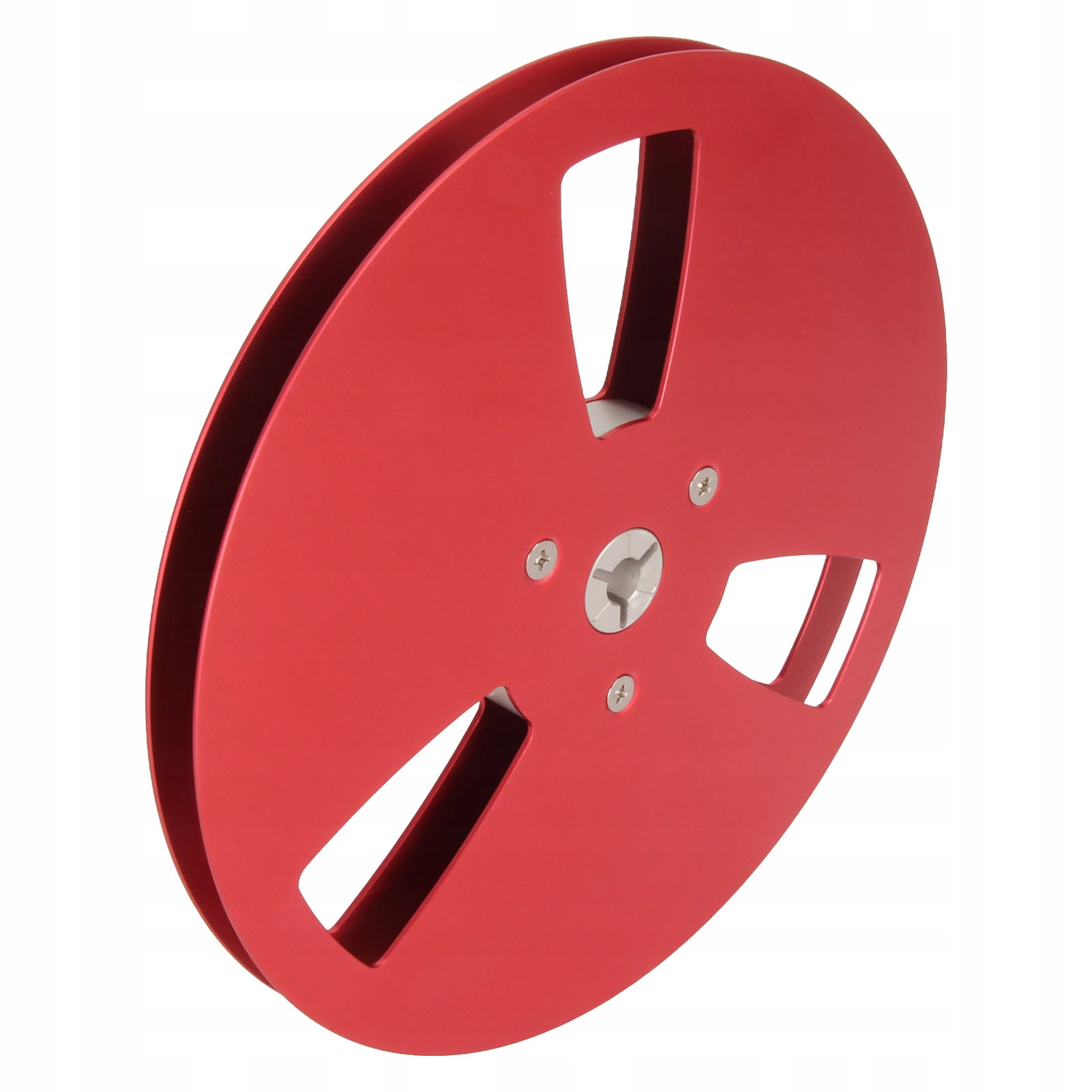 Nab Adaptér Pro Cívkový Magnetofon 1/4" 7" 3 Otvory Červený