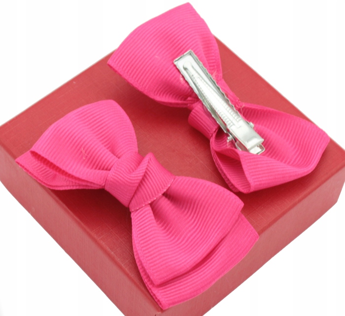 

Klamerka Do Włosów Kokarda 7 cm Fuksjowa