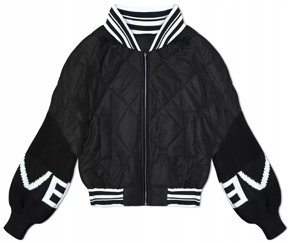 Dámská Bomber Bunda 2439 Černá XL (42)