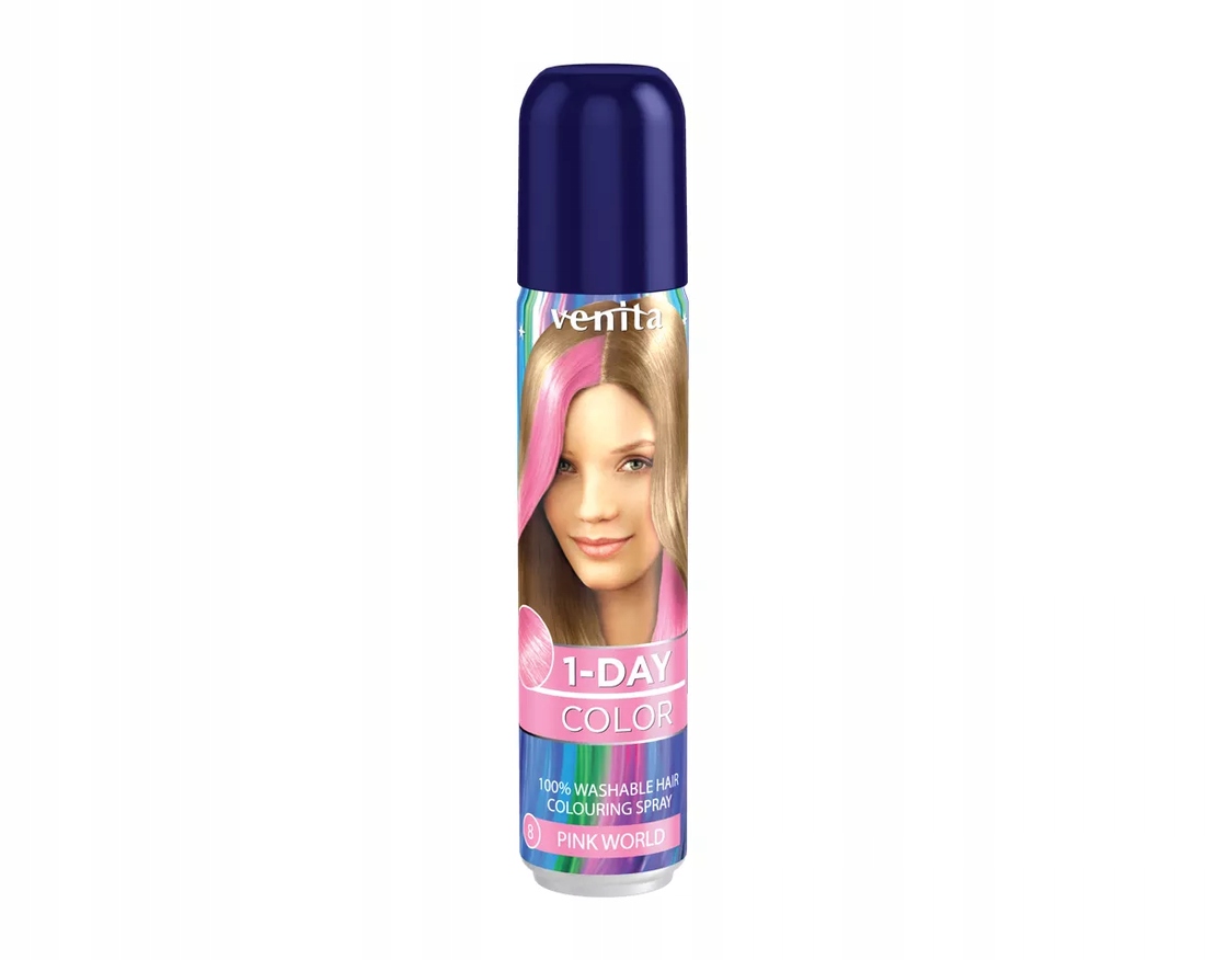 

Venita 1-Day Color Spray do włosów 8 Pink World