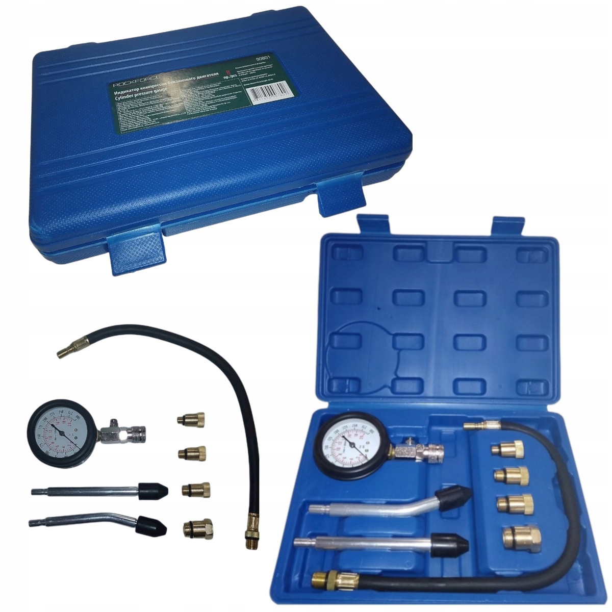 MIERNIK TESTER POZIOMU KOMPRESJI BENZYNA 0-20 BAR