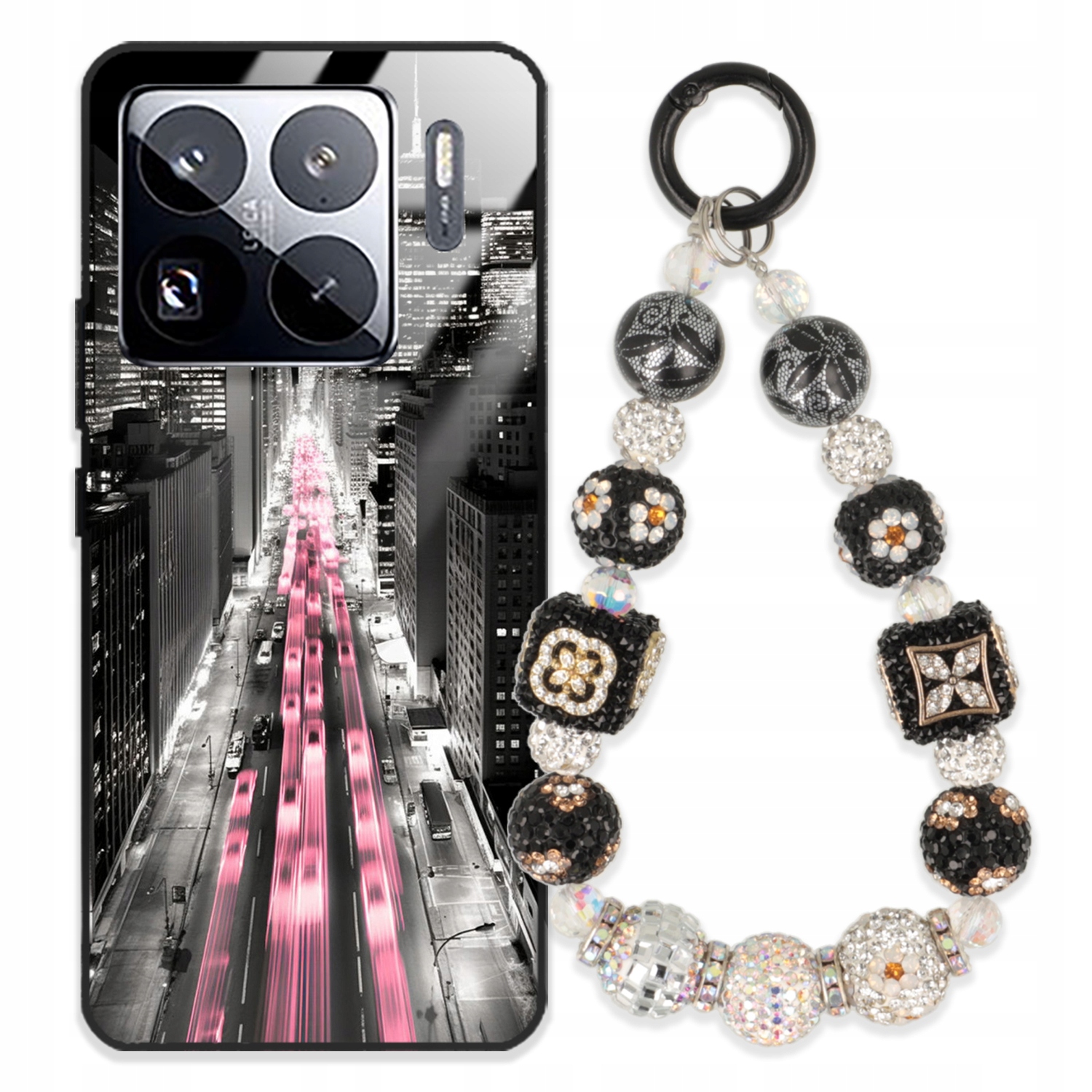 Puzdro Pre Xiaomi 15S Pro 5G Glass Kľúčenka Elegantné Prémiové Puzdro