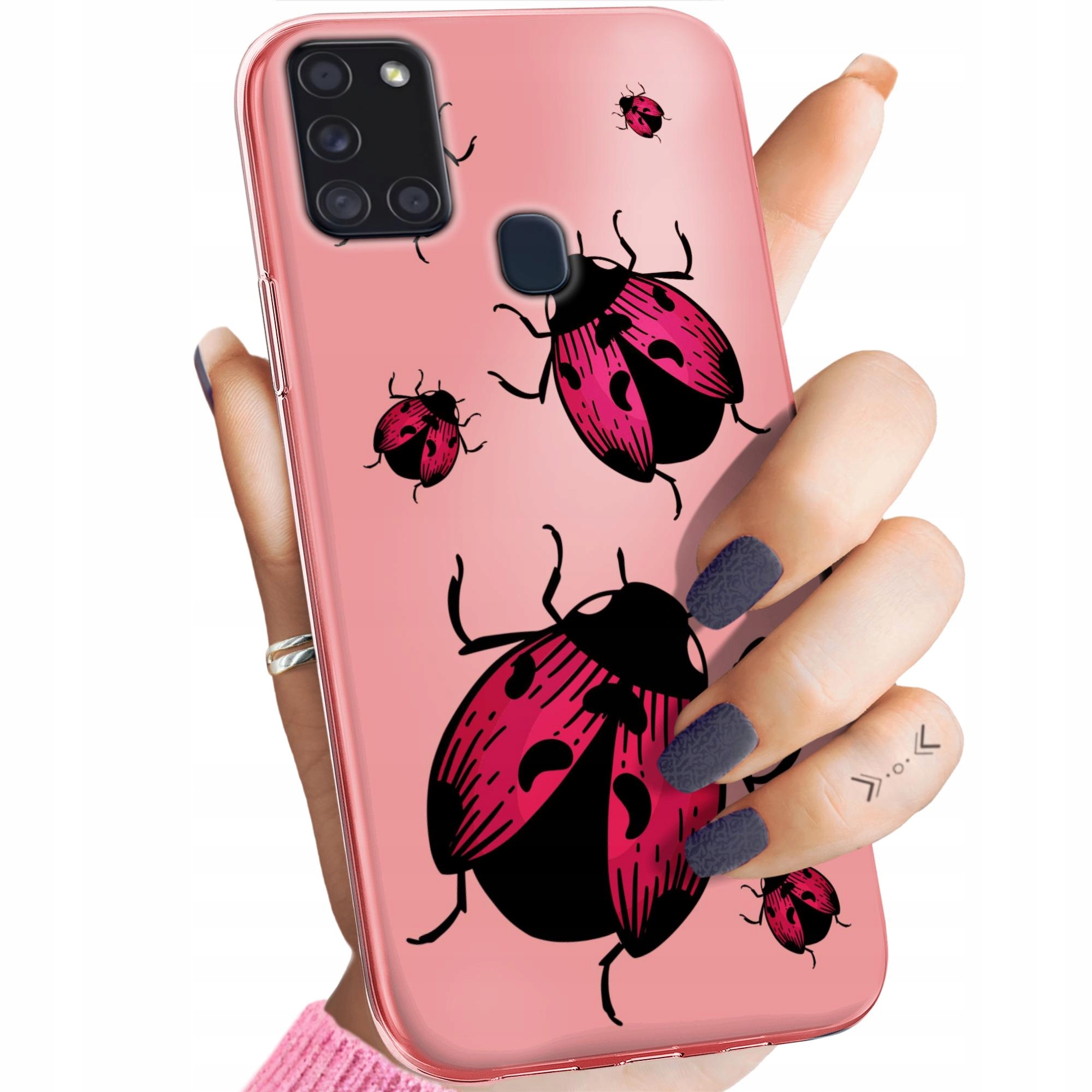 Etui Do Samsung Galaxy A21S Biedronka Z Biedronką Ladybug Obudowa