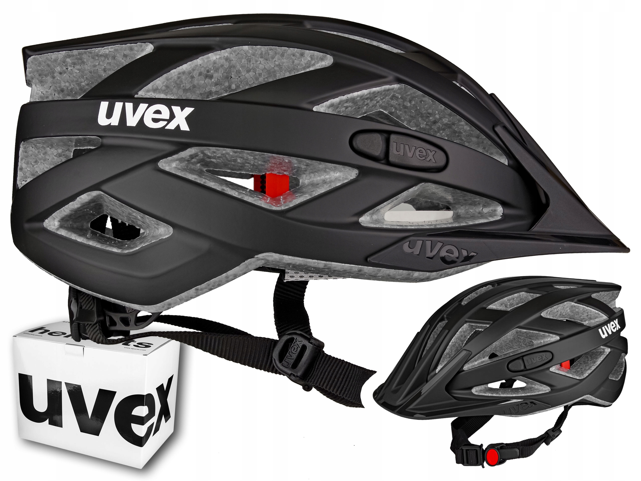 

Kask Rowerowy Uvex I-vo CC Black Mat Roz. 52-57 CM
