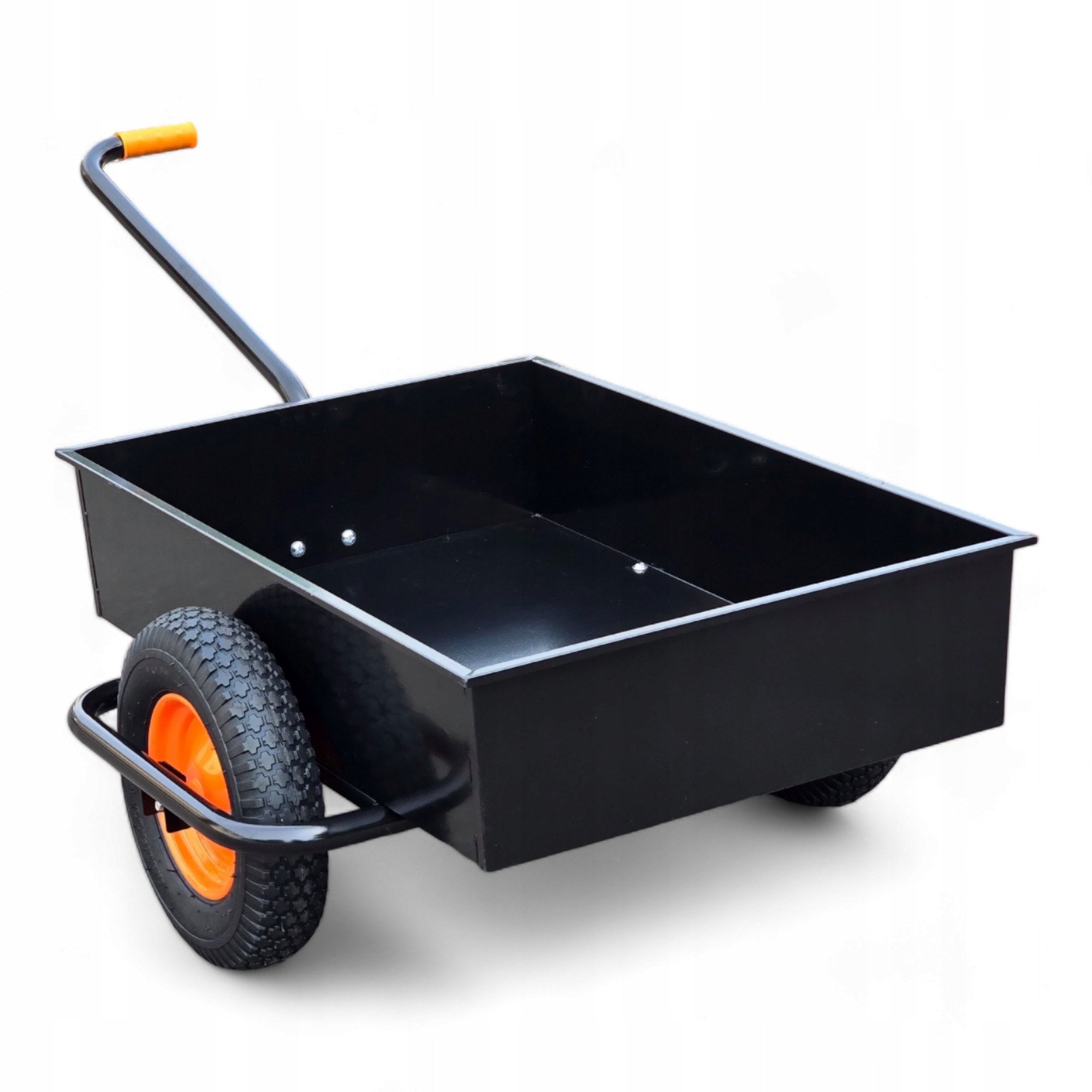 Wózek ogrodowy transportowy metalowy solidny na dwóch kołach do 300 kg