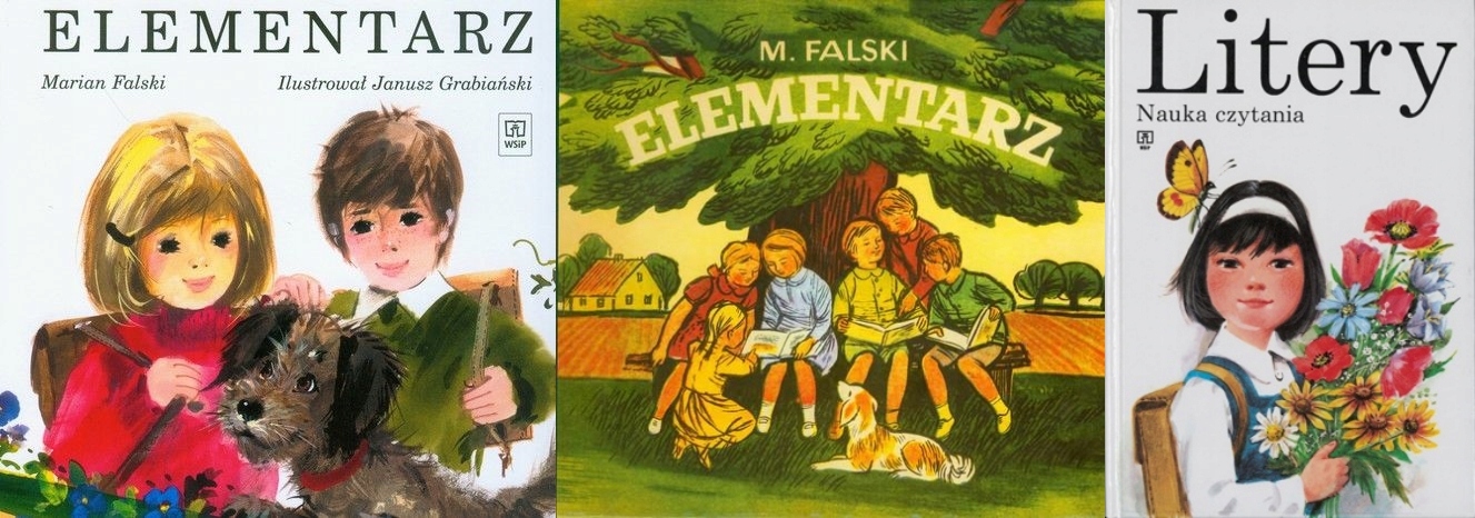 Elementarz Falski Reprint zielony + biały + Litery Przyłubscy PAKIET WSIP
