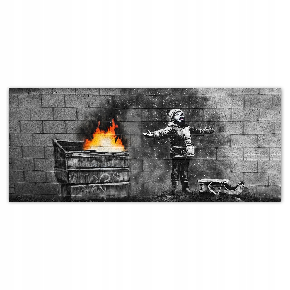 

Fototapety flizelina 250x104 Banksy Smog Śnieg
