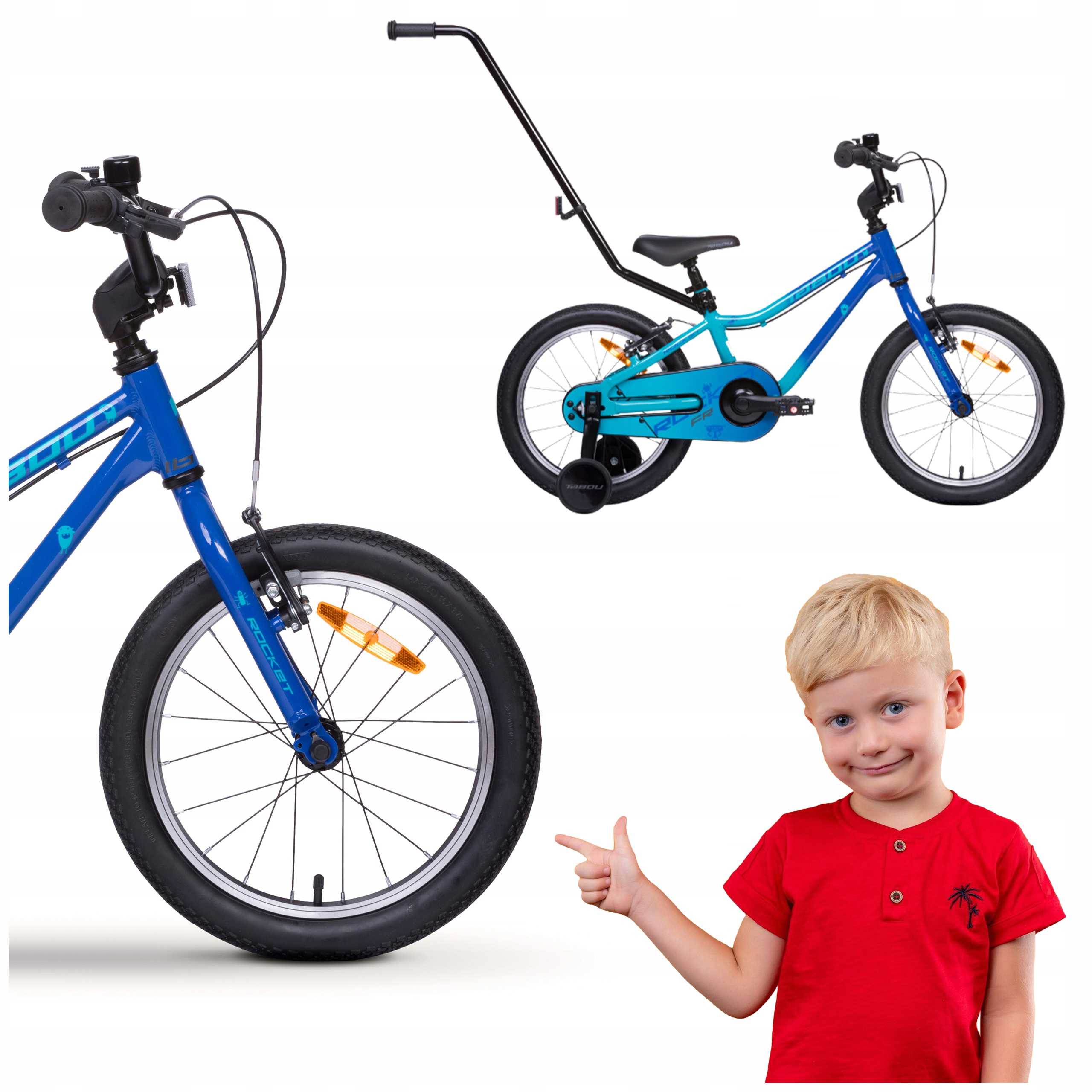 Rowerek Dziecięcy 18 Cali Rower Aluminiowy Bardzo Lekki Kółka 8 kg