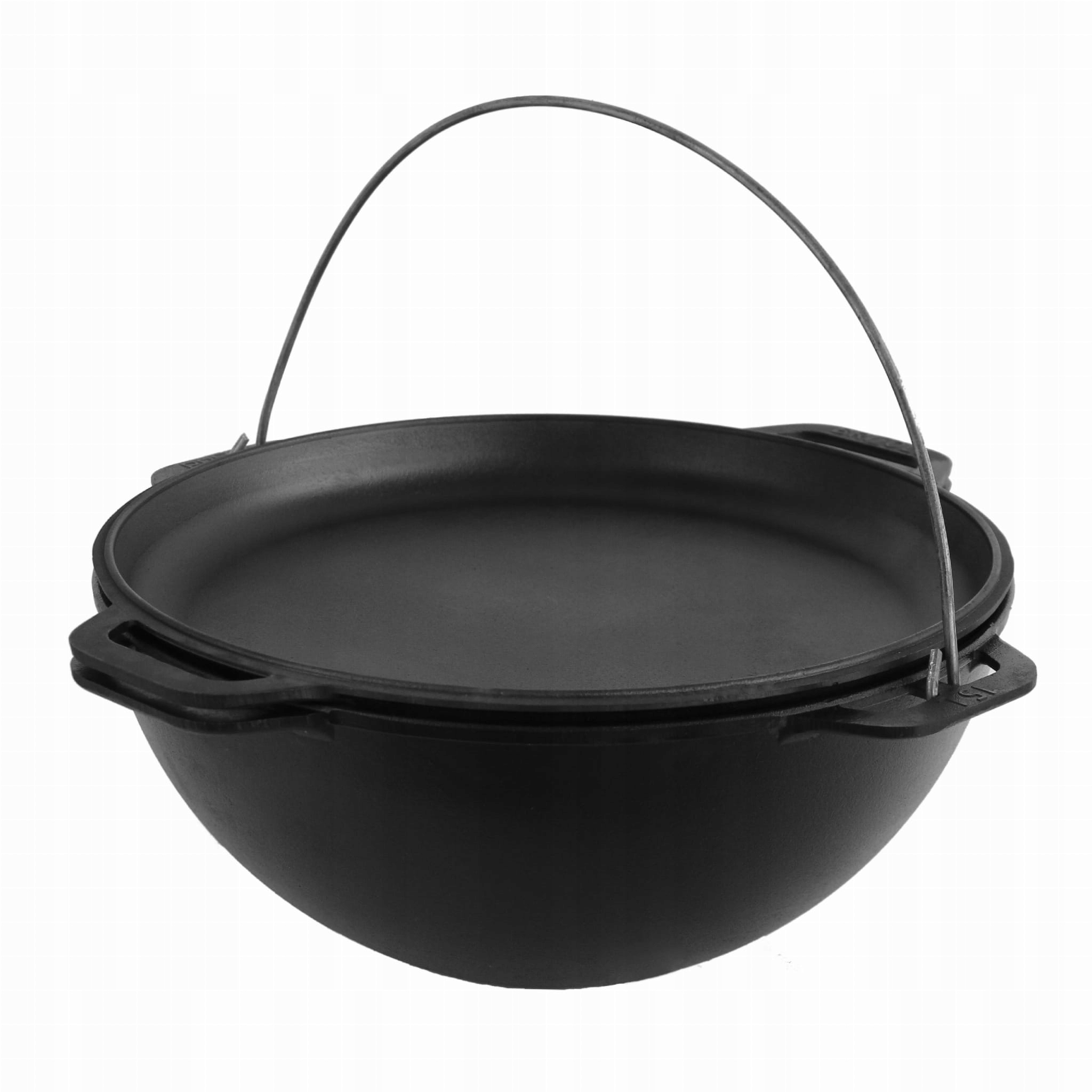 

Kociołek żeliwny Kazan 15l z patelnią