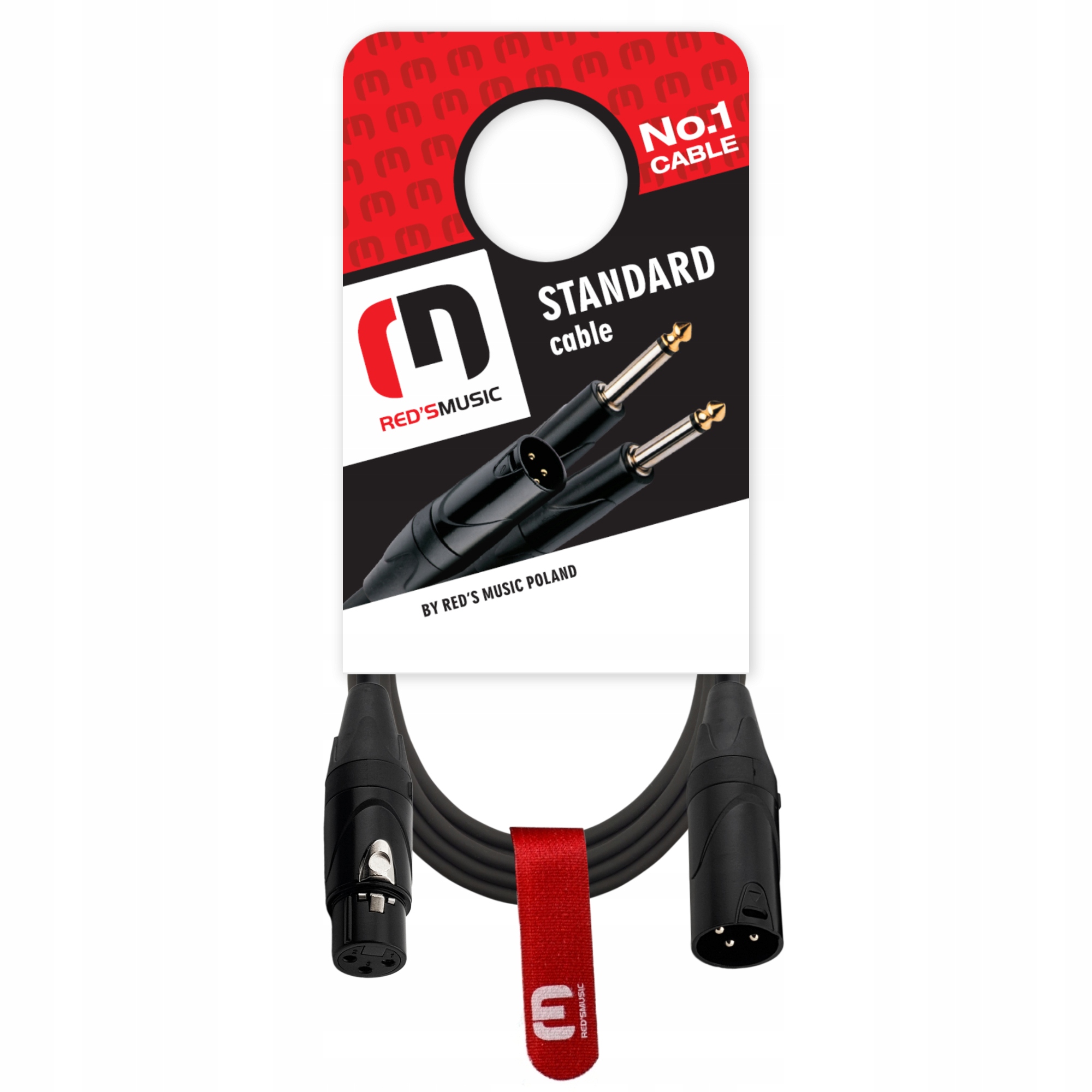 KABEL PRZEWÓD DMX AES/EBU 20M XLR 3PIN 110Ohm DO ŚWIATEŁ OŚWIETLENIA Marka Red's Music