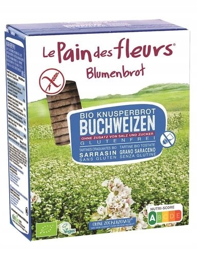 Levně 4x Křupavé Pohankové Pečivo Bez Přidané Soli A Cukru Bezlepkové BIO150g