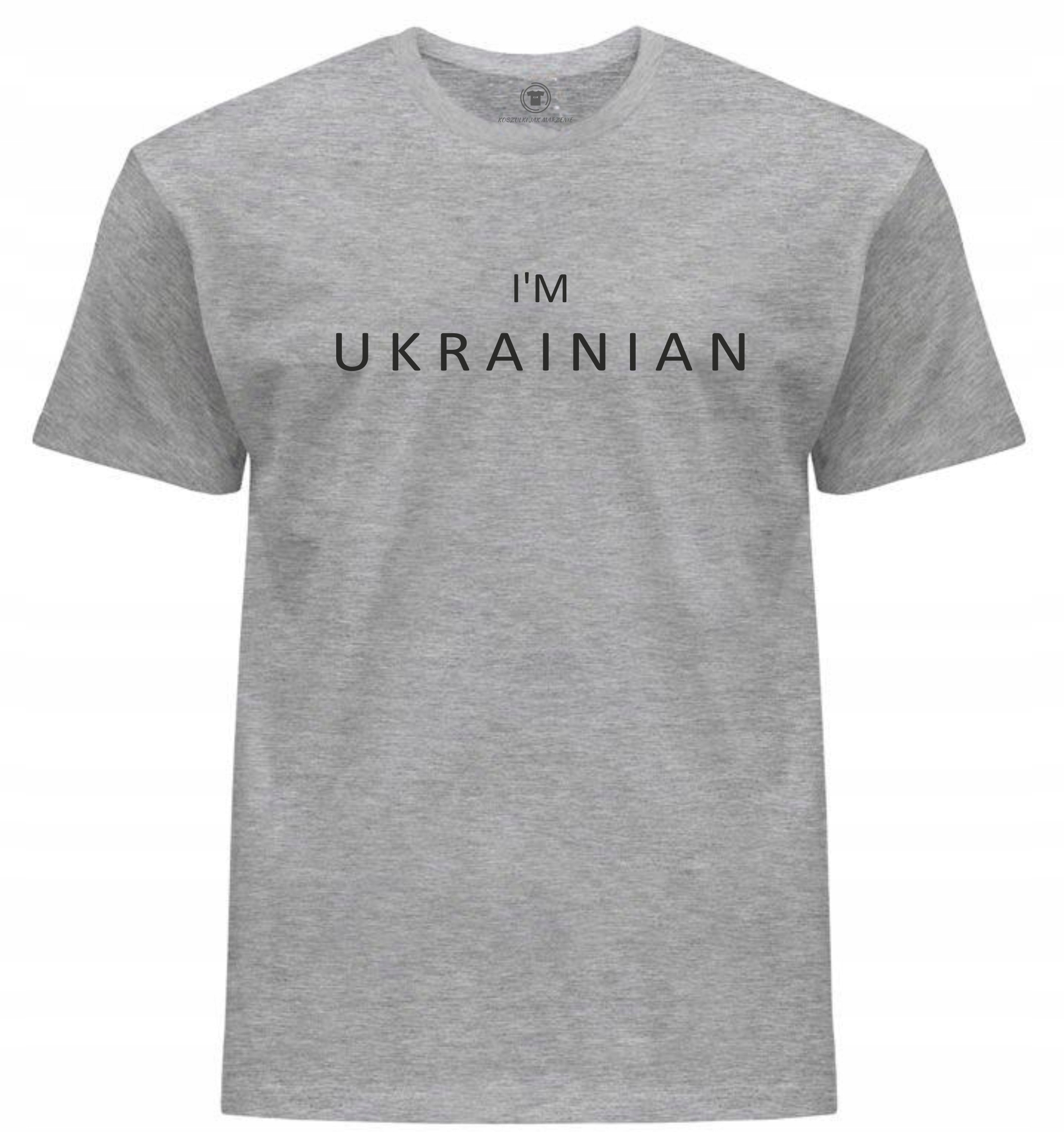 

Męska Koszulka I'M Ukrainian Ukraina Zełeński S