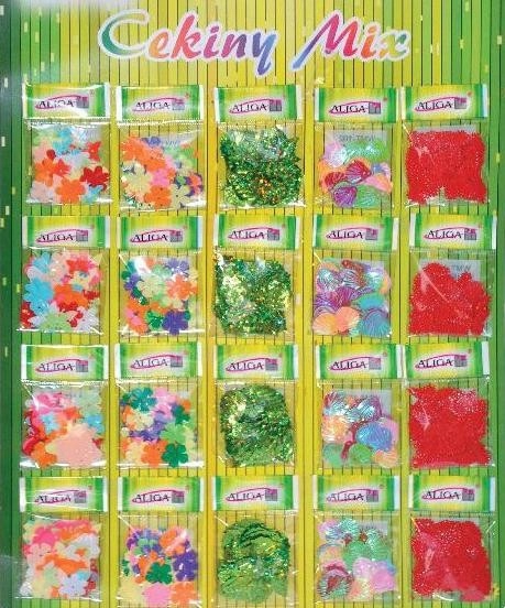 cekiny pastelowe 20kpl na blisterze | WMT-102 — 2