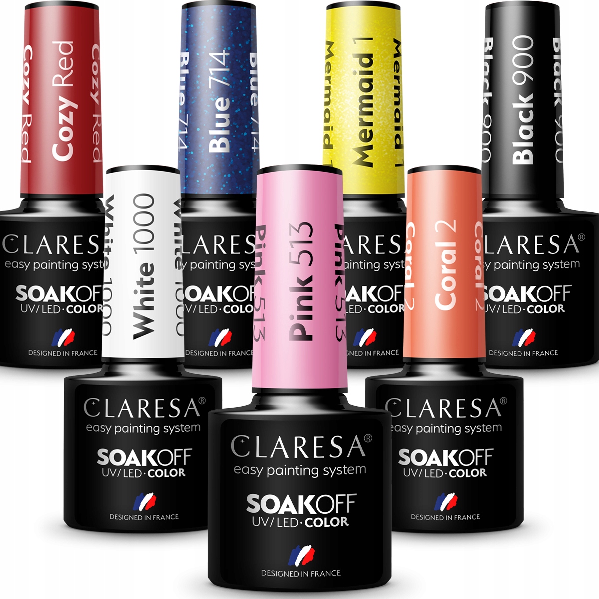 

4+3 Claresa Lakier Hybrydowy Uvled Lakiery