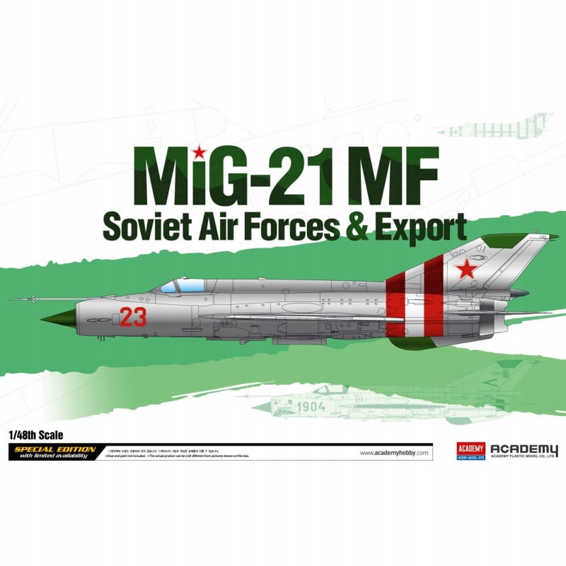Academy 12311 1:48 - MiG-21MF Soviet Air Force