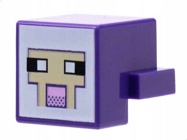 

Lego 19727pb002 C purpurowa głowa owcy Minecraft 1