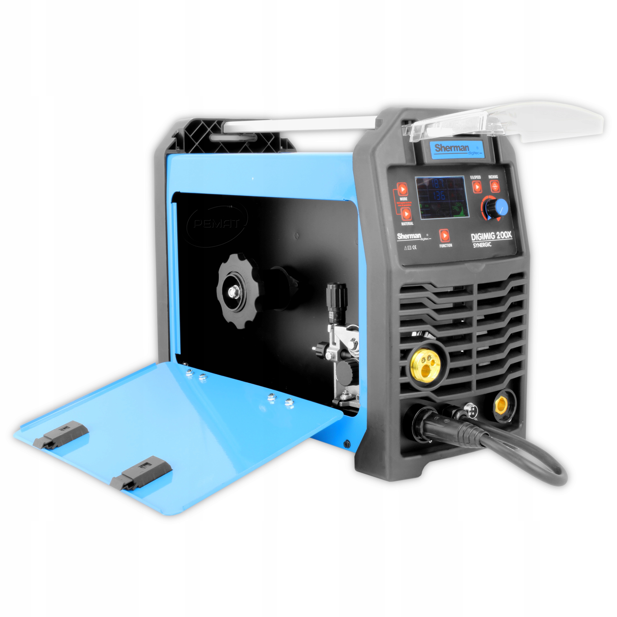 ZESTAW Sherman DIGIMIG 200X Synergic Napięcie zasilania (V) 230
