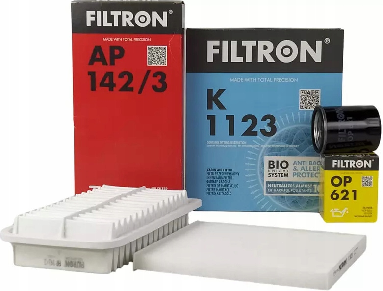 TOYOTA AVENSIS T25 2,0 147 ZESTAW FILTRÓW FILTRON