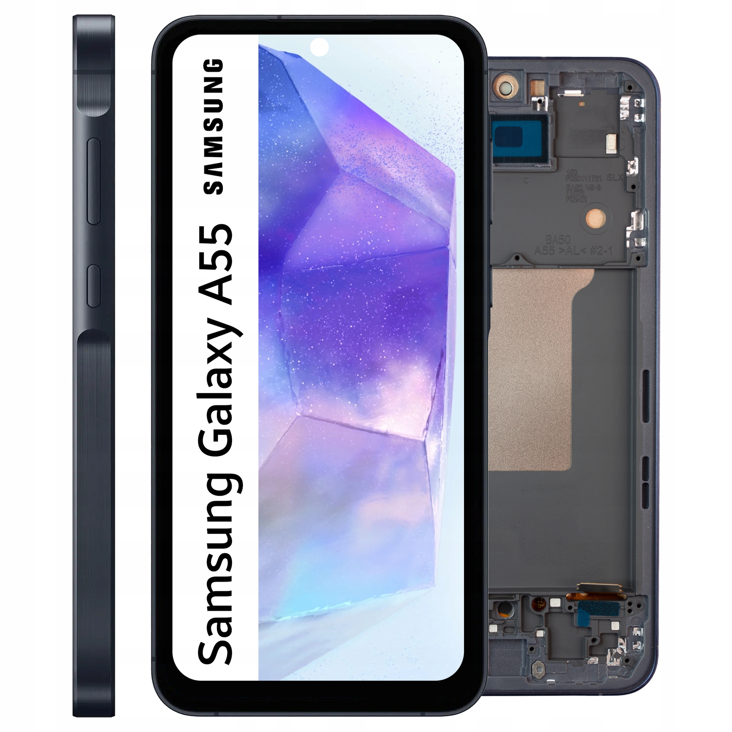 SM-A556V SM-A556E LCD pro Samsung A55 Displej Rámeček Matrix Incell