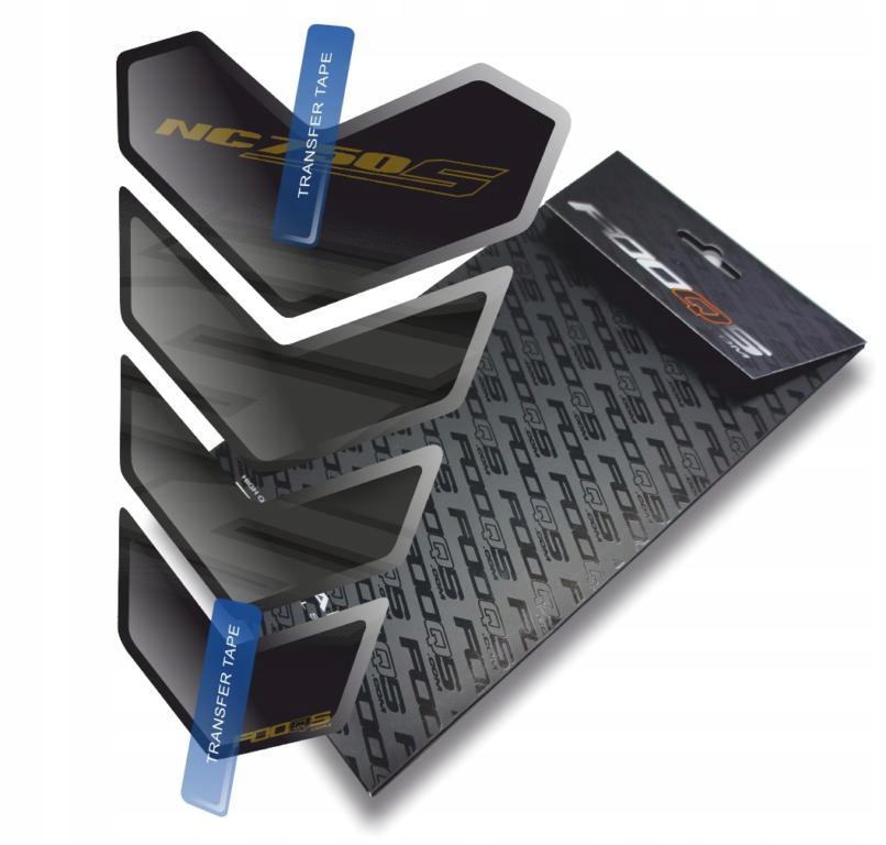 Tank-pad od firmy Fooqs pro Honda Nc 750 S NC750S Černý Zlatý